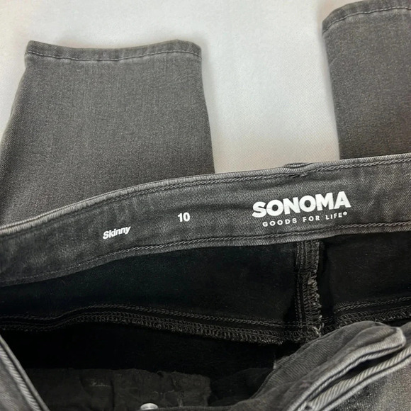 Sonoma NEW High Rise Skinny The Supersoft Jean Size 10 - Picture 3 of 10